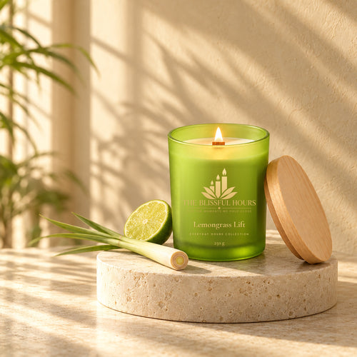 Lemongrass Lift – Scented Soy Wax Candle