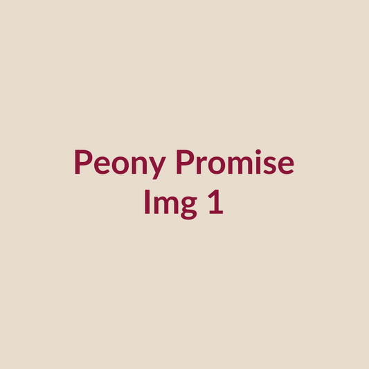 Peony Promise scented soy wax candle